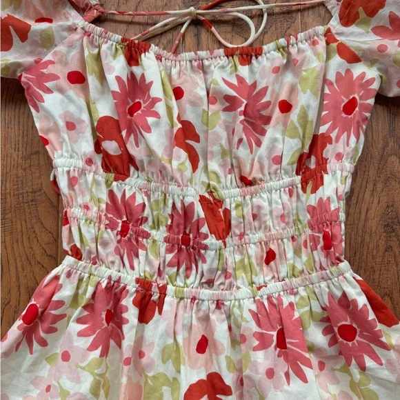 Sabo Skirt Darling Floral Mini Dress Womens Size S - Picture 4 of 11